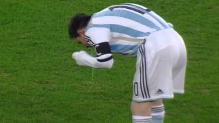 Messi Vomitando #Argentina vs #Rumania