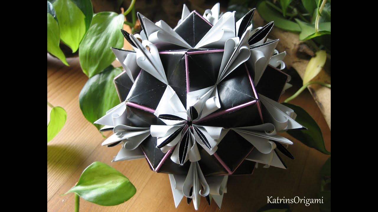 Kusudama royal kusudama Lily origami lily Royal YouTube â™¥ â™¥  Origami