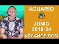 Video Horscopo Semanal ACUARIO  del 9 al 15 Junio 2019 (Semana 2019-24) (Lectura del Tarot)