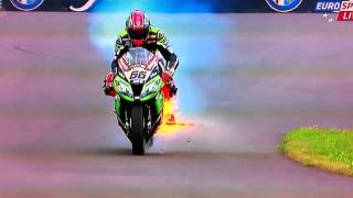 Tom Sykes Kawasaki wsb blow up!