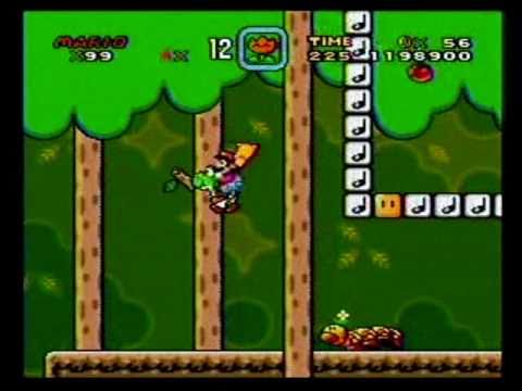 Super Mario World (SNES) Walkthrough: Part 23 (Forest Of Illusion 1 ...