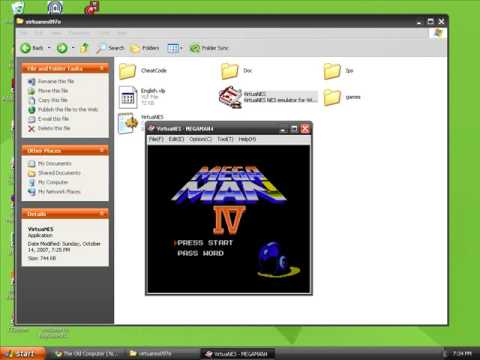 Nintendo (NES) Emulator VirtuaNES and Controller Conf. in Windows XP ...