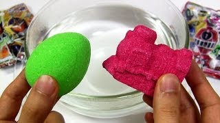 Train(Tokkyuger) vs Egg(Gaim) Bath Bomb ～ トッキュウジャー VS 仮面ライダー鎧武 バスボール