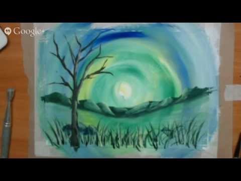Уроки рисования гуашью для начинающих мастер класс