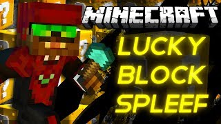 Minecraft: Lucky Block SPLEEF Modded Minigame w/ TBNRFrags, CraftBattleDuty and Vikkstar