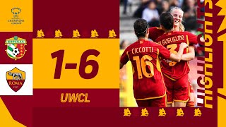 🤩? QUALIFICATE🤩?? Vorskla  1-6 Roma | HIGHLIGHTS UWCL