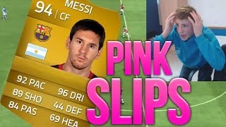 CRAZY MESSI PINK SLIPS!! - Fifa 14 Ultimate Team LIVE