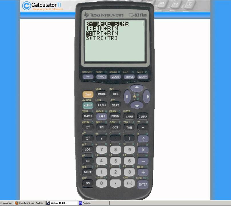 Programs Your Graphing Calculator