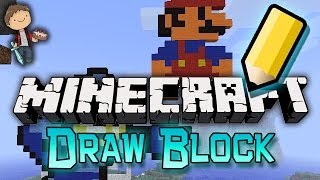 Minecraft: DRAW BLOCK Mini-Game w/Mitch & Friends!