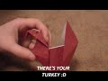 3 - How To Make A Origami Turkey