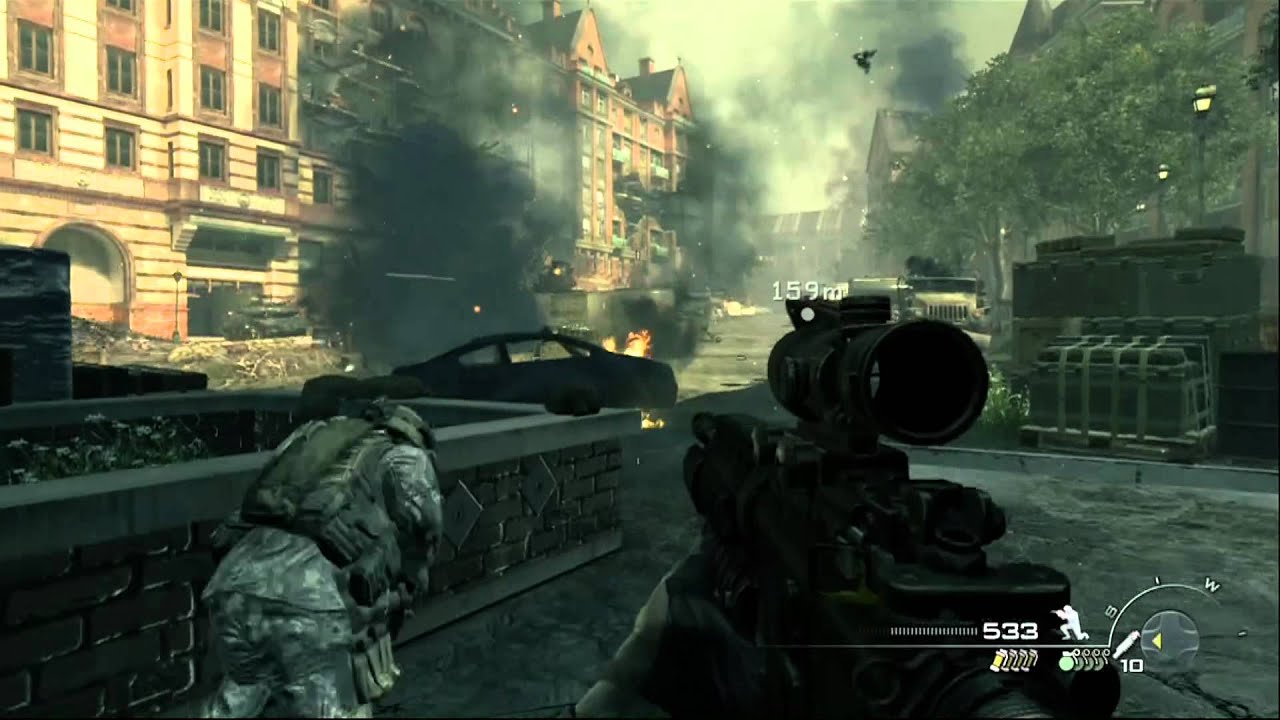 Call of Duty: Modern Warfare 3 (360) gameplay footage - YouTube