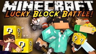 Minecraft Modded Mini-Game : LUCKY BLOCK BATTLE!