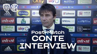CAGLIARI 1-3 INTER | ANTONIO CONTE EXCLUSIVE INTERVIEW: "The team showed earth" [SUB ENG]
