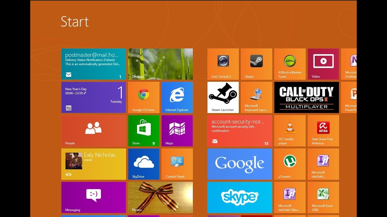 Win 8 N52TE with Metro UI Driver - YouTube