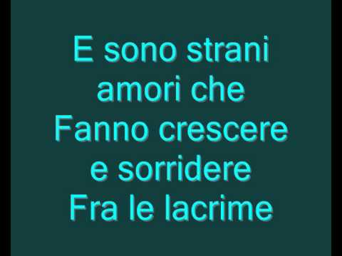 Laura Pausini -Strani amori lyrics con testo, made by fedcalmus