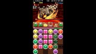 パズドラ【炎の神秘龍】地獄級　薔薇戦姫・グレイスヴァルキリー×2