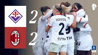 A big second-half fight-back secures the draw | Fiorentina 2-2 AC Milan | Highlights Women’s Serie A