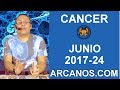 Video Horscopo Semanal CNCER  del 11 al 17 Junio 2017 (Semana 2017-24) (Lectura del Tarot)