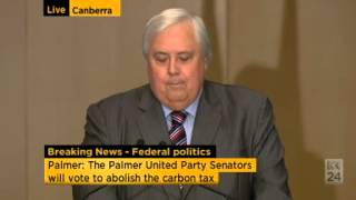 Clive Palmer & Al Gore Press Conference