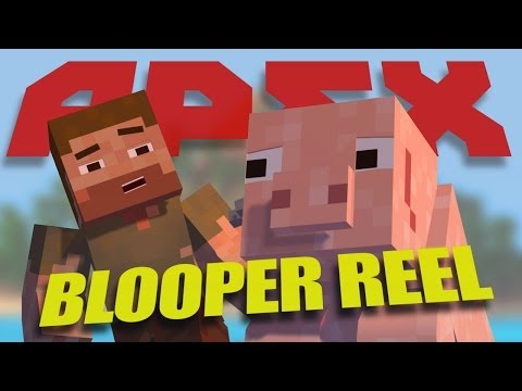 Minecraft Animation - Funny Apex Bloopers (Minecraft Blooper Animation