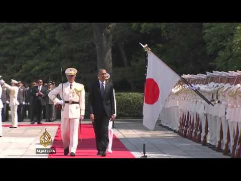 China has stated that it owns islands in the East China Sea disputed with Japan. 
 
Beijing made the statement after US President Barack Obama backed Tokyo in the dispute while on a state visit to Japan as part of a regional tour.  

Al Jazeera\'s Mike Viqueira reports from Tokyo.