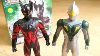 ウルトラマン版ソフビヒーロー！？ゼロダークネス & ミラーナイト 輝きのゼロ編 ウルトラマン対決セット レビュー！ギンガ DXギンガスパーク