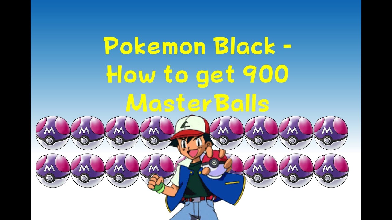 How to get 999 pokeballs cheat pokemon white