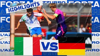 Highlights: Italia - Germania 0-3| Under 20 | Stadio Centro d'Italia - Manlio Scopigno, Rieti