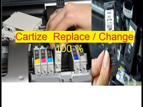 how to Canon Catrige replace 2000/3000/2010