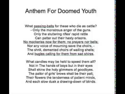 anthem for doomed youth mp4 youtube anthem for doomed youth mp4 youtube