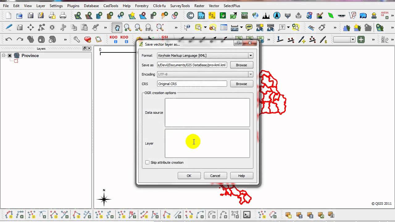 Chapter 5 : Convert Shapefile to KML - YouTube