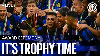 IT'S TROPHY TIME 🏆? | PREMIAZIONE SCUDETTO 2024 su INTER TV🔴📺⚫🔵????