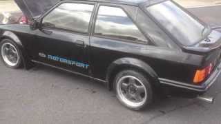 Black Ford Escort S1 RS Turbo