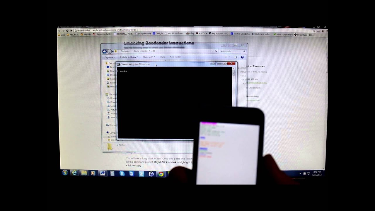 How to unlock the boot loader on the HTC Droid Incredible - YouTube