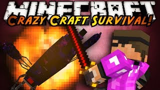 Minecraft Crazy Craft : TAKING ON THE KRAKEN!