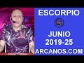 Video Horscopo Semanal ESCORPIO  del 16 al 22 Junio 2019 (Semana 2019-25) (Lectura del Tarot)