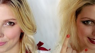 Rock Chick vs. Cute Girl (Half / Half) Makeup Tutorial