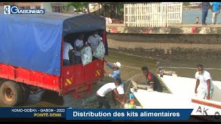 GABON / POINTE DENIS : Distribution des kits alimentaires 