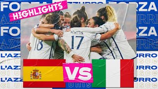 Highlights: Spagna-Italia 2-3 | Femminile | UEFA Women’s Nations League