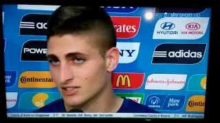 Intervista Marco Verratti "Suarez MOCCICA l'avversario" Italia Uruguay mondiali Brasile 2014