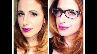 Tutorial Trucco Radiant Orchid e Occhiali