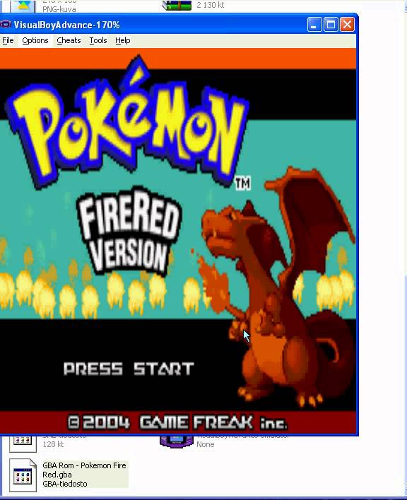 pokemon fire red how to opening my save file - YouTube