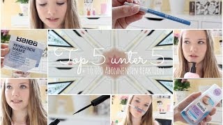 meine TOP 5 UNTER 5 ❤ | Beauty