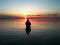 Seatrout flyfishing in Als at sunset