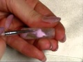 Роспись ногтей акварелью