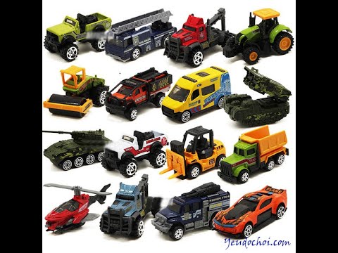 car excavator, car truck, car ambulance..- Funny baby
