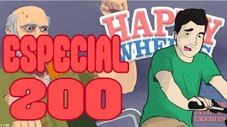 ESPECIAL HAPPY WHEELS: Episodio 200 "EN DIRECTO"