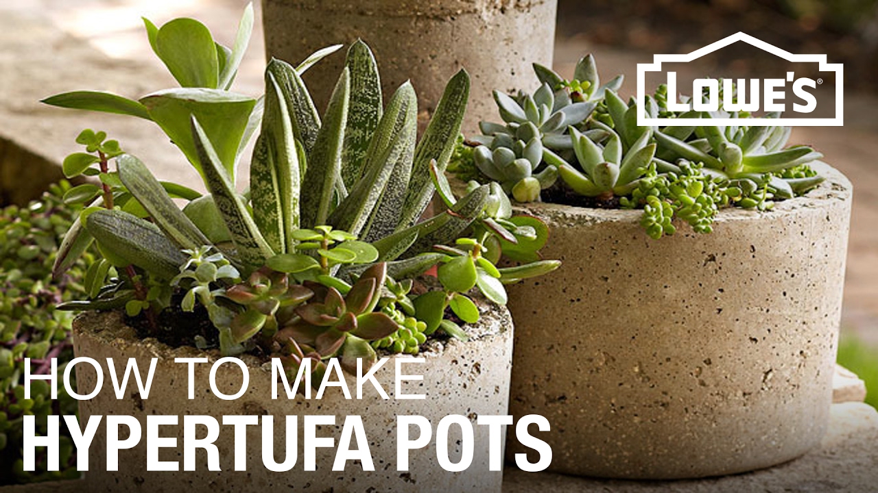 How to Make Hypertufa Pots - YouTube