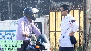 Surprise Traffic Challan Prank | TST Pranks