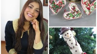 RECETA♡ Corazones navideños y Muñecos de nieve- Navitips